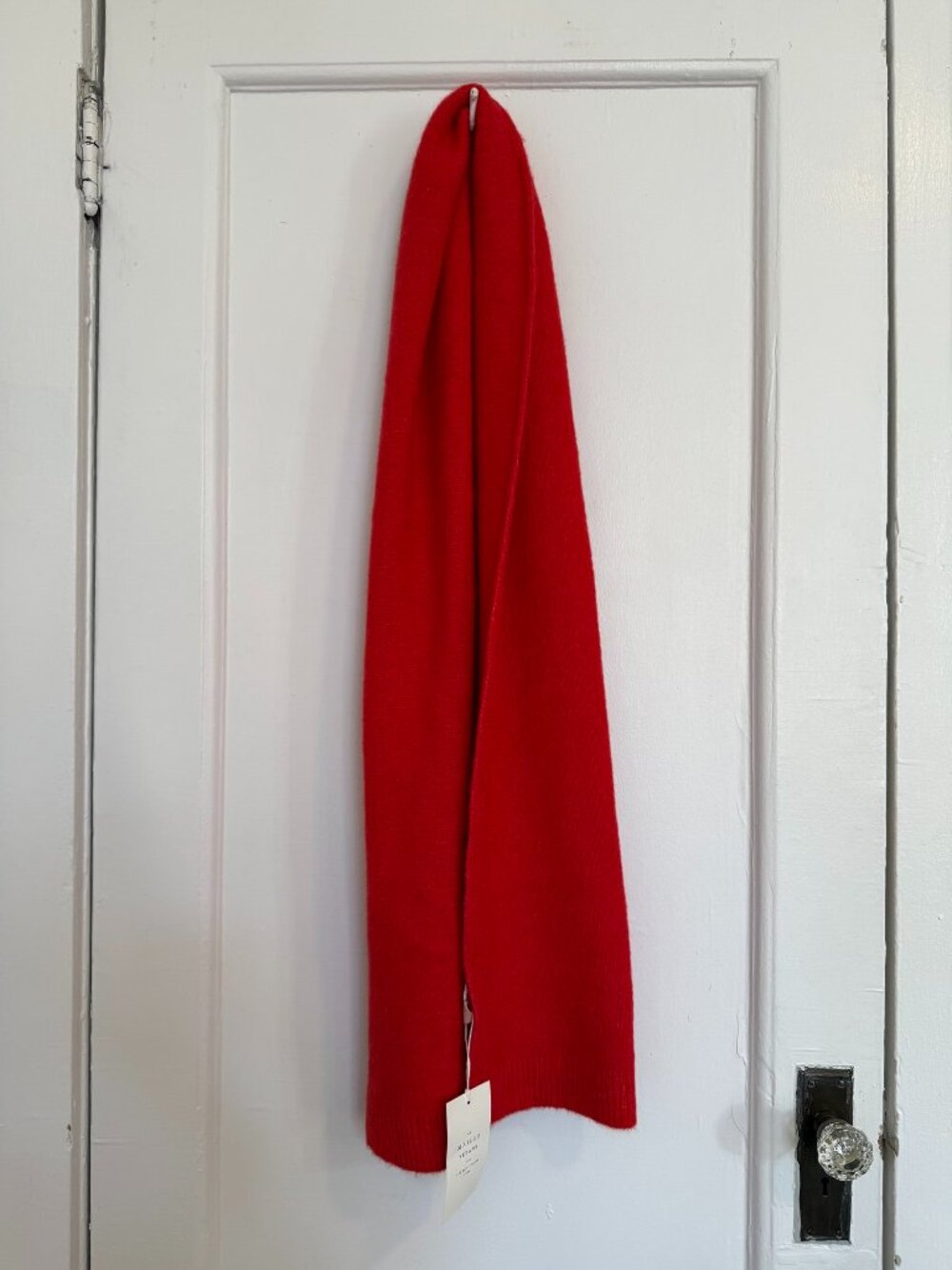 NWT Sézane La Maille Marianne Red Baby Alpaca Scarf